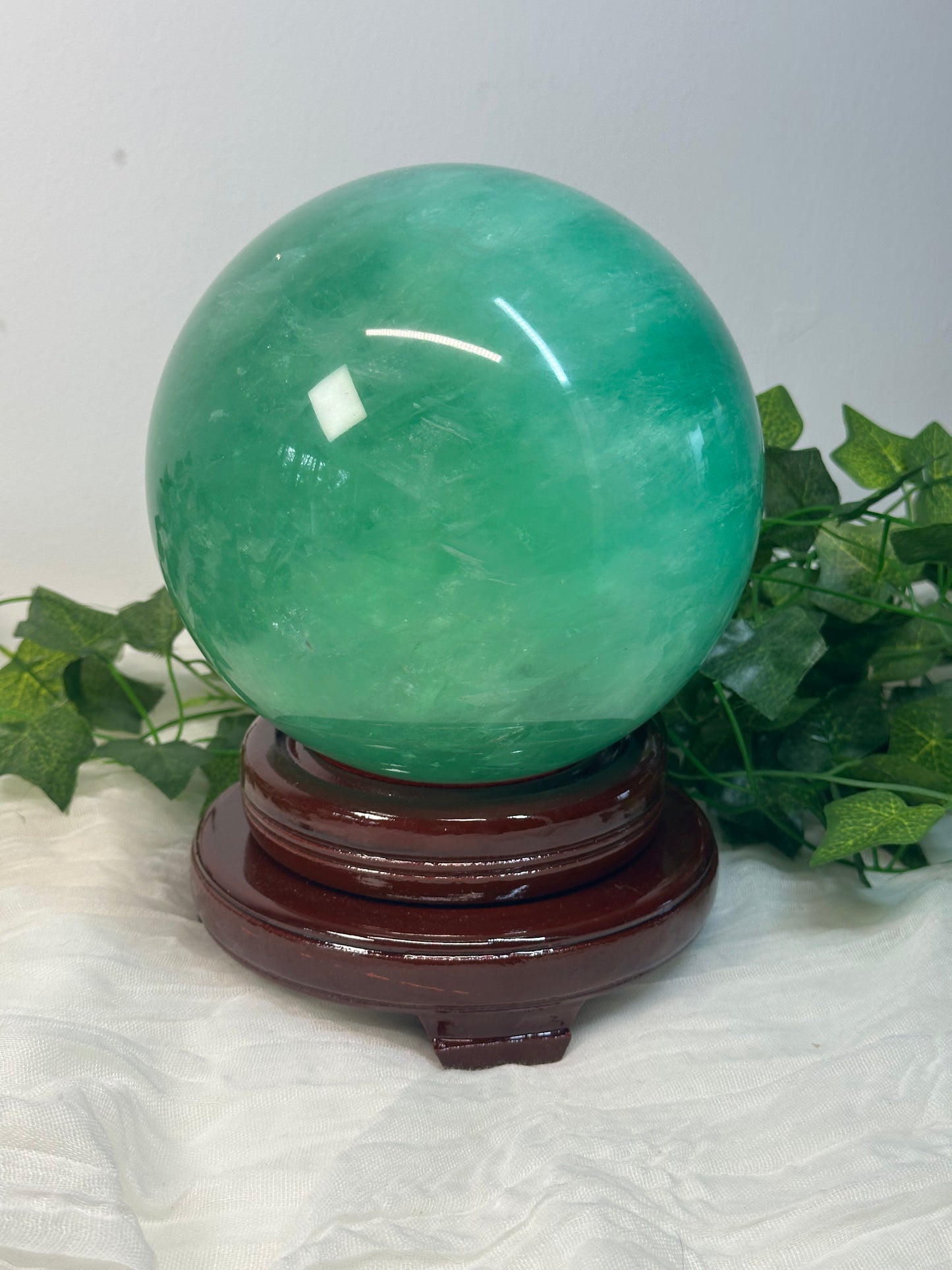 15cm Green Fluorite Sphere