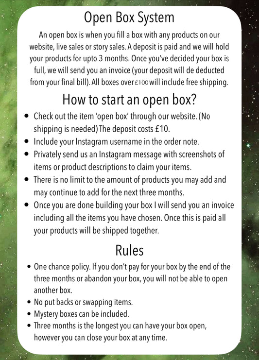 Open Box