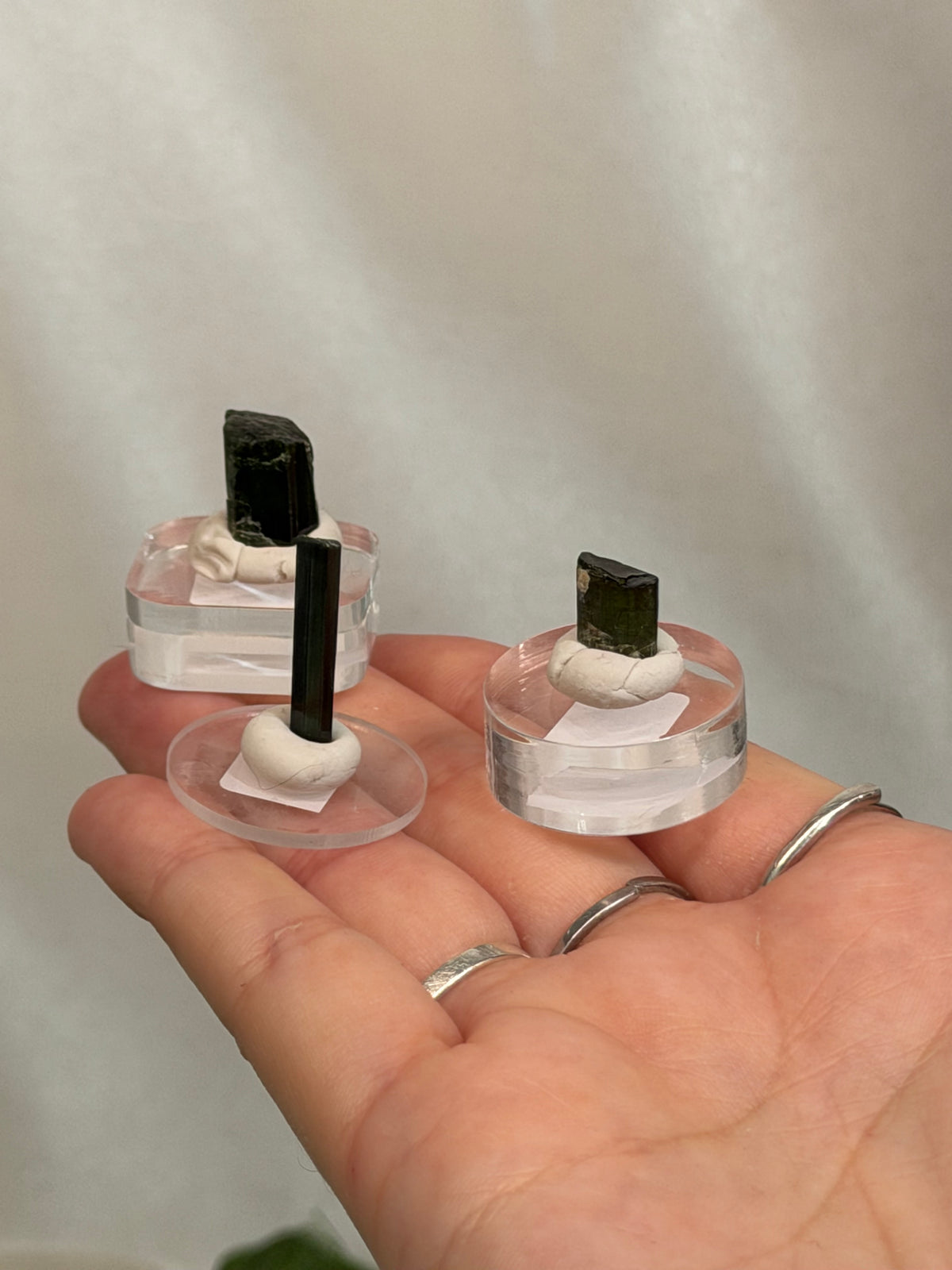Green Tourmaline Specimens