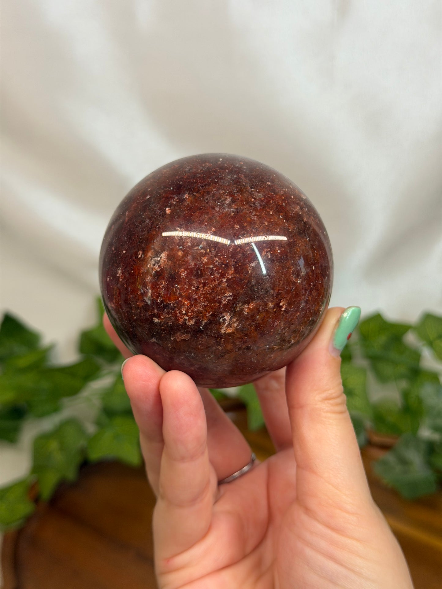7cm Strawberry Quartz Sphere