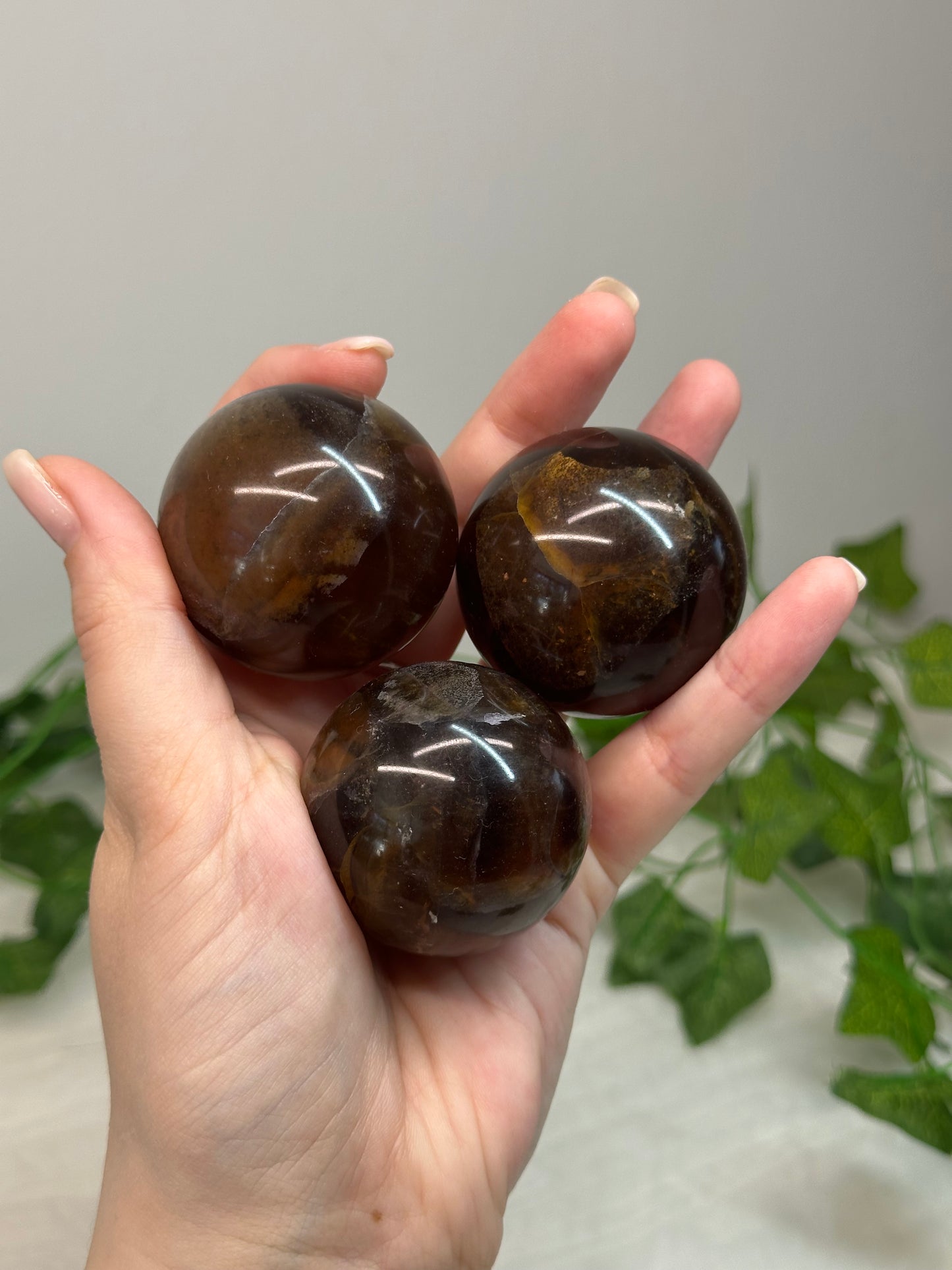 Yellow Fluorite Spheres