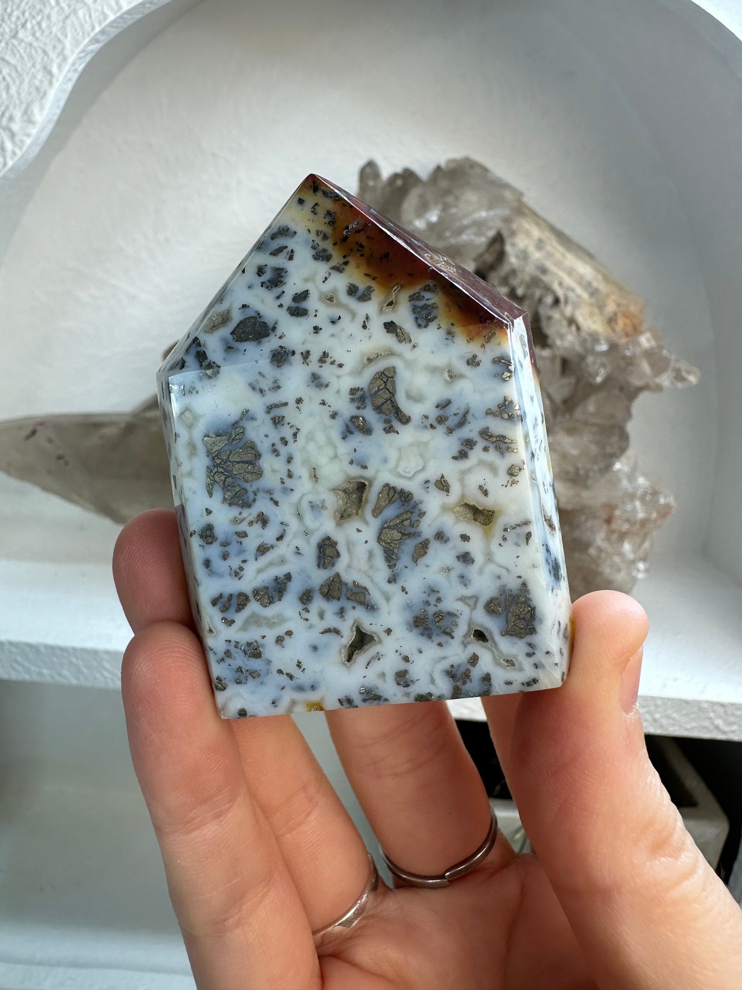 Marcasite in Agate Towers