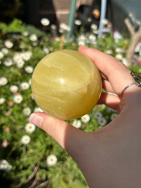 6cm Lemon Calcite Sphere