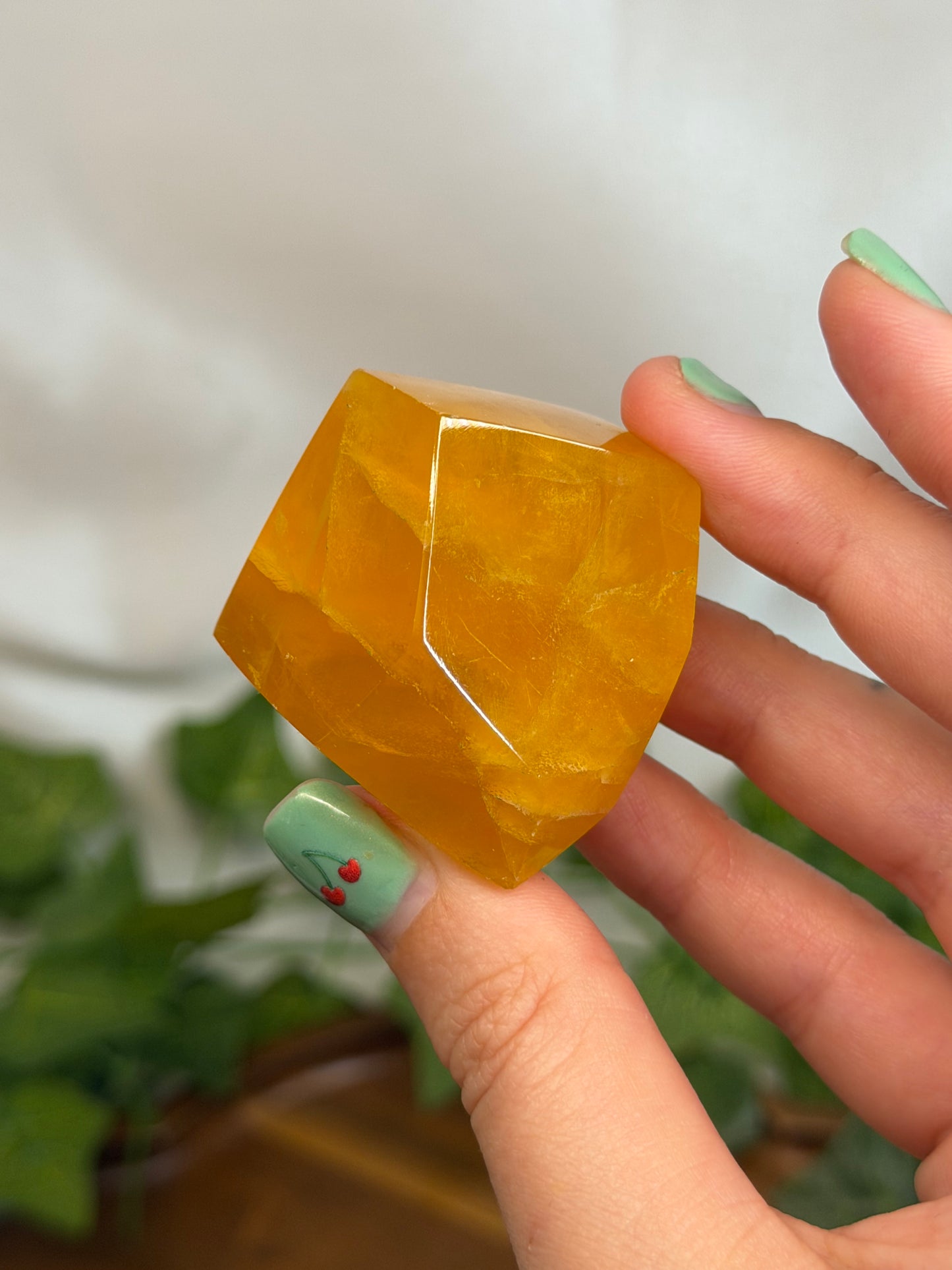 Mango Fluorite Freeforms