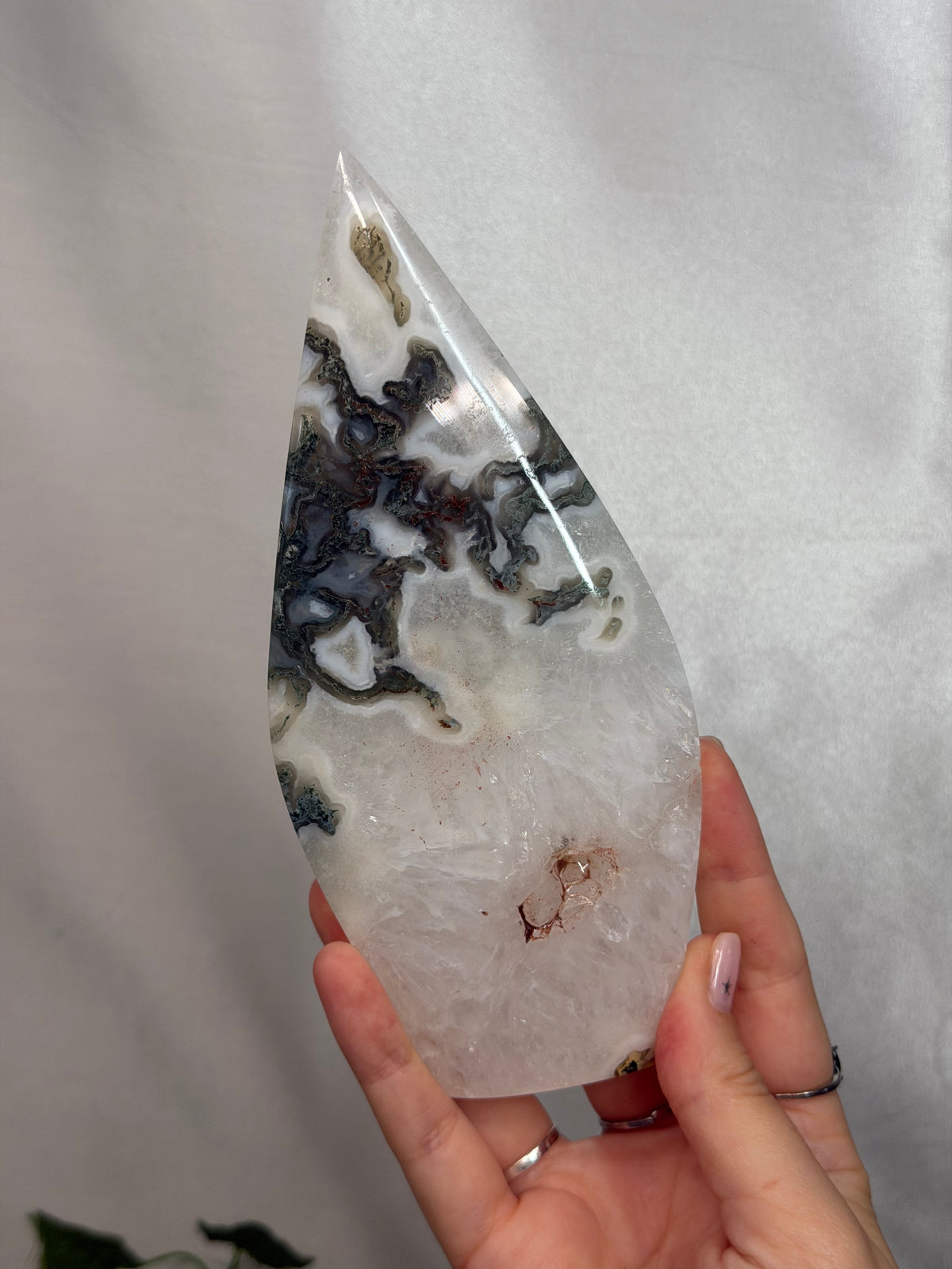 Moss Agate Shield