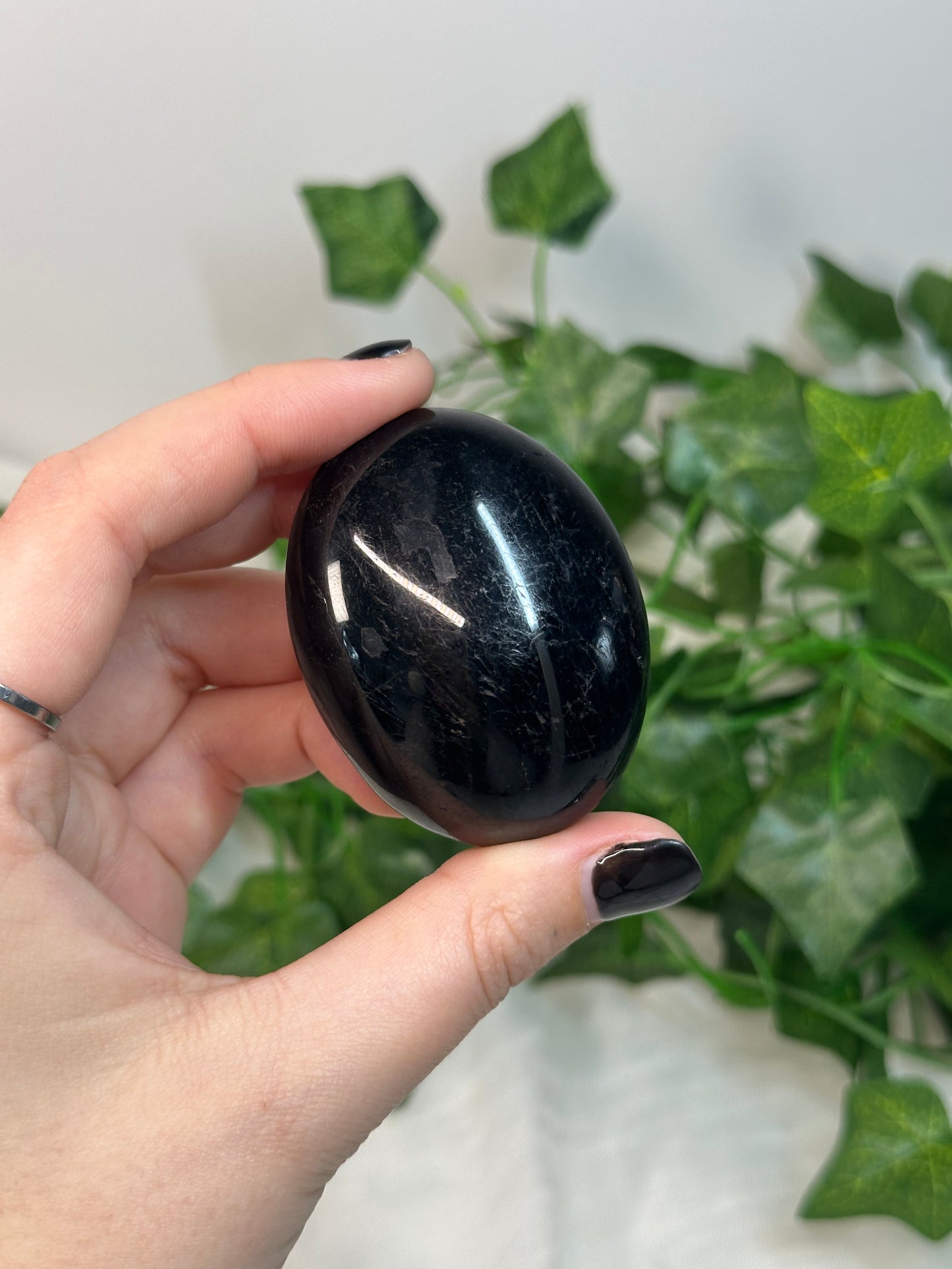 Black Tourmaline Palmstone