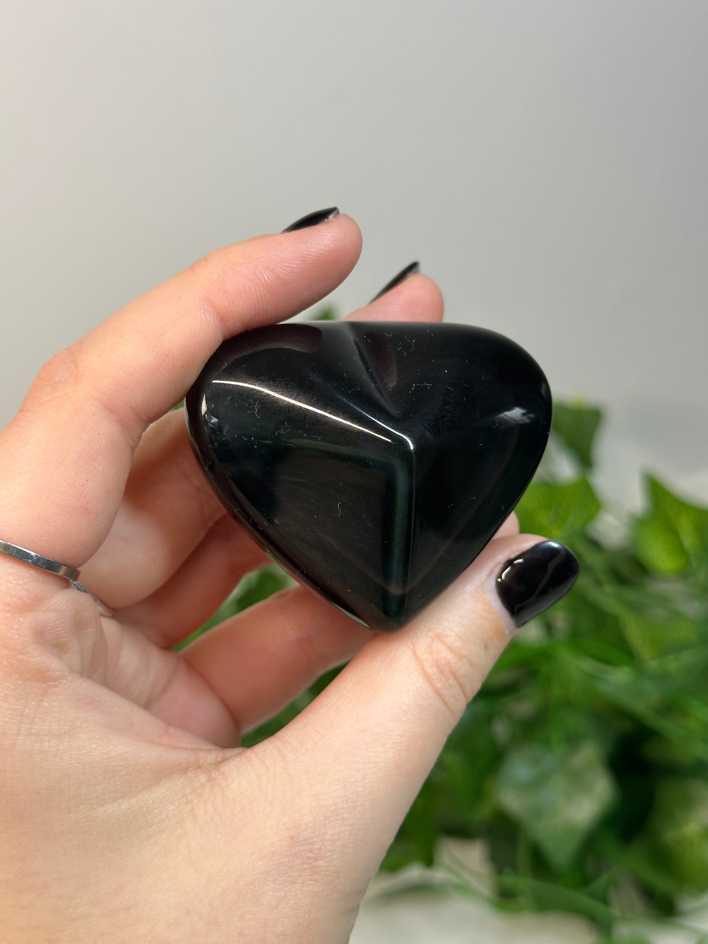 Rainbow Obsidian Hearts