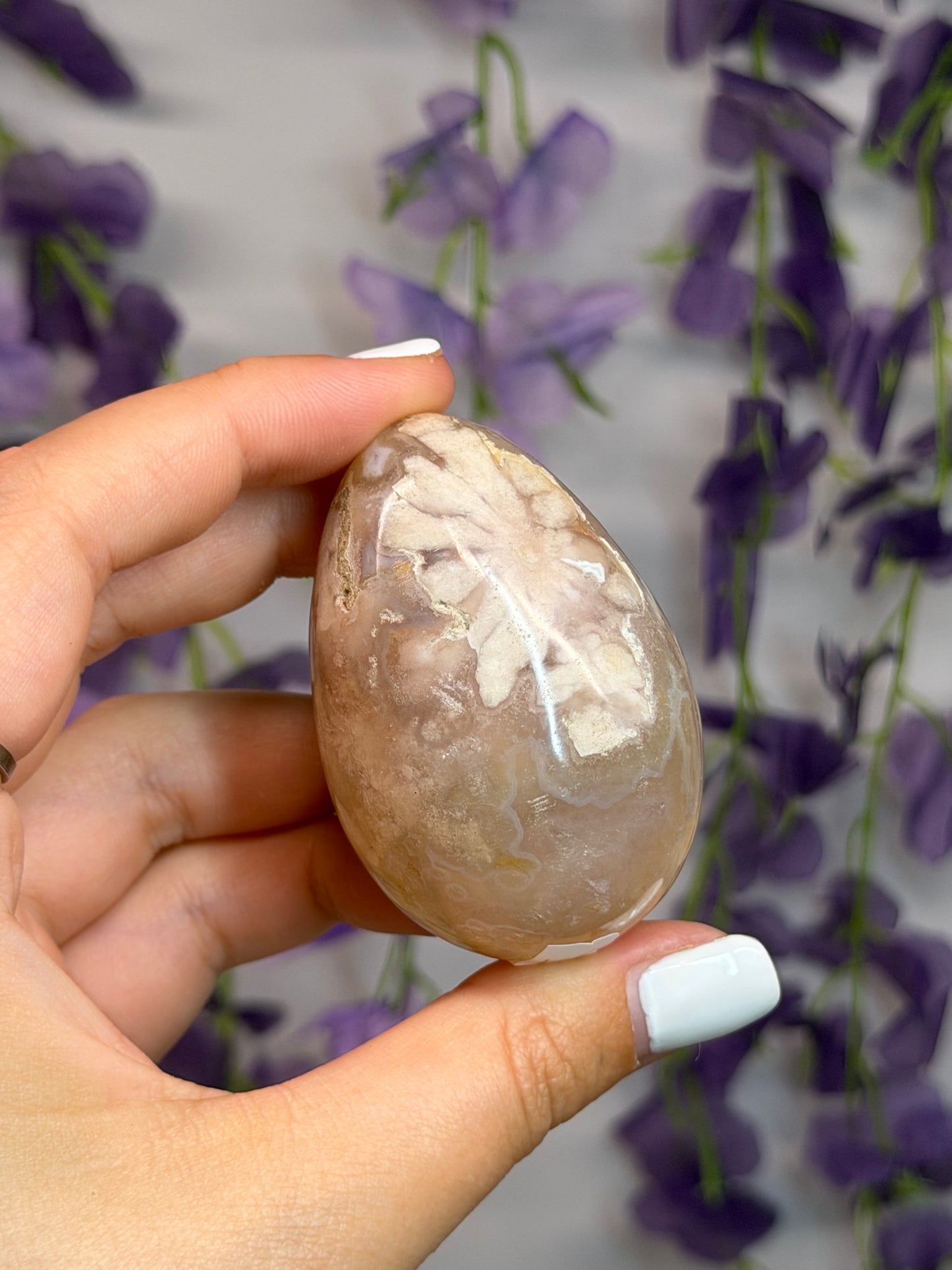 Flower Agate Eggs