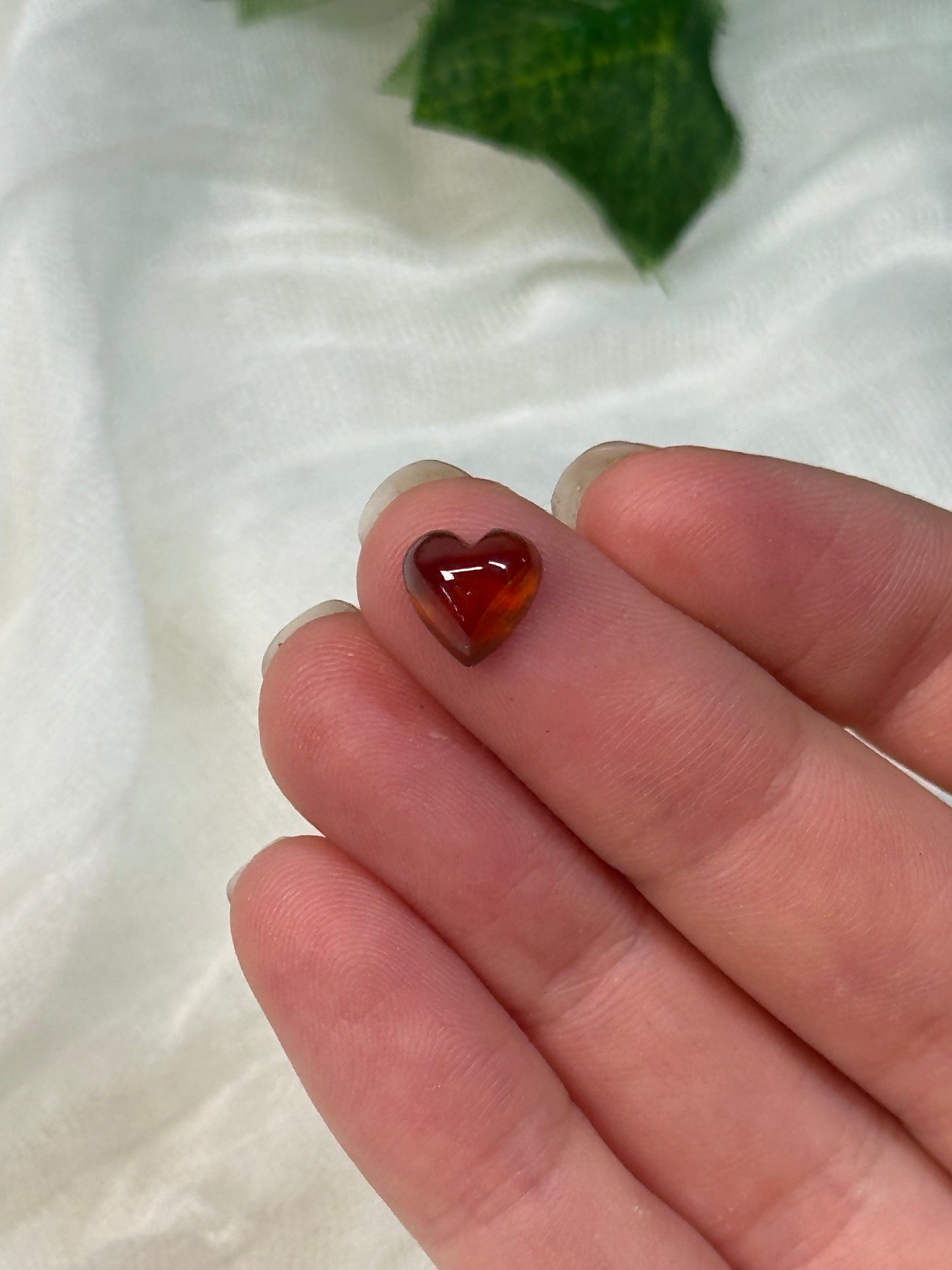 Mini Garnet Heart
