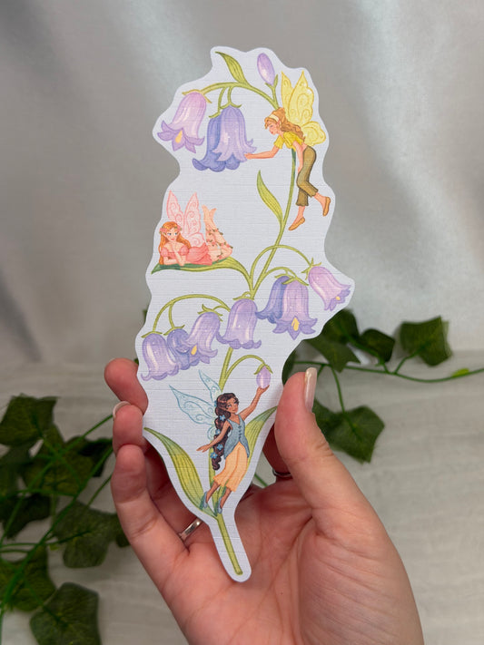 Bluebell Cardboard Bookmark