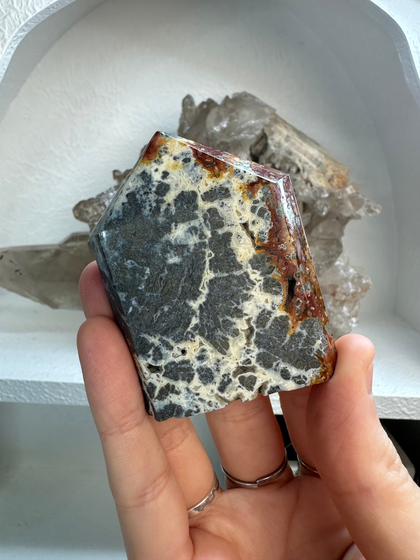 Marcasite in Agate Towers