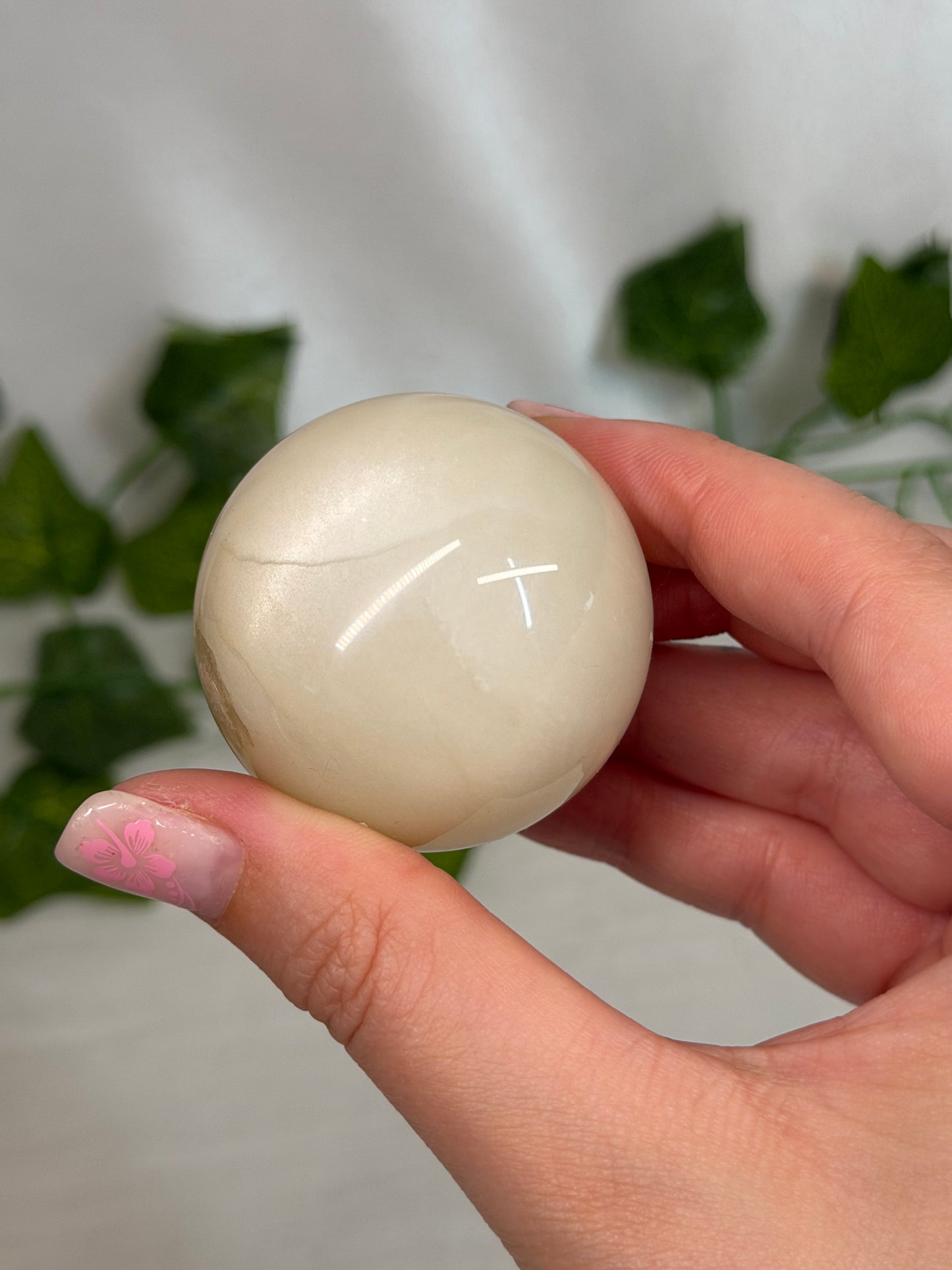 4.3cm Light Green Moonstone Sphere