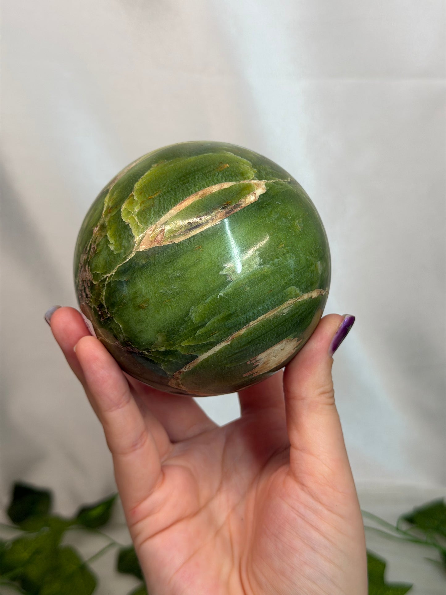 8.6cm Tremolite Sphere