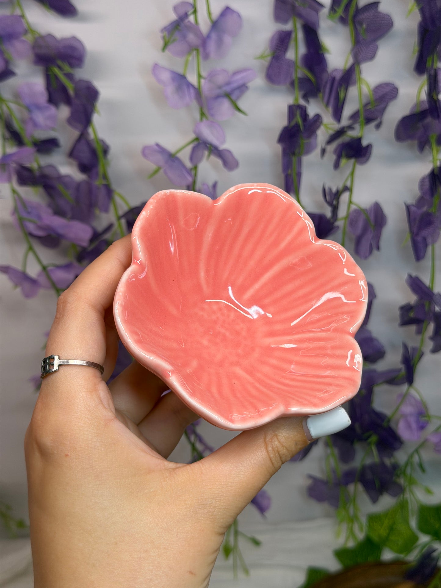 Pink Flower Bowl