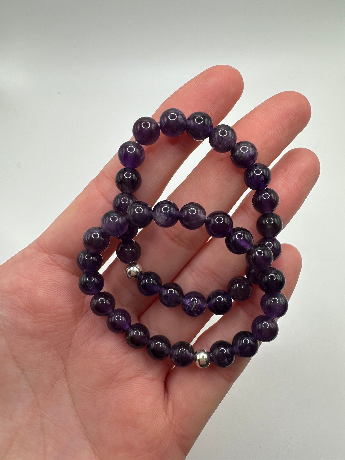 Kids 6mm Beaded Stretchy Bracelet