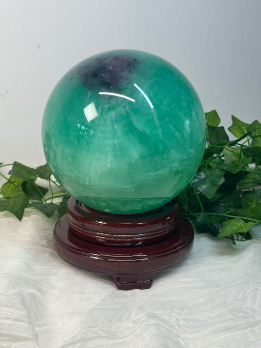 15cm Green Fluorite Sphere