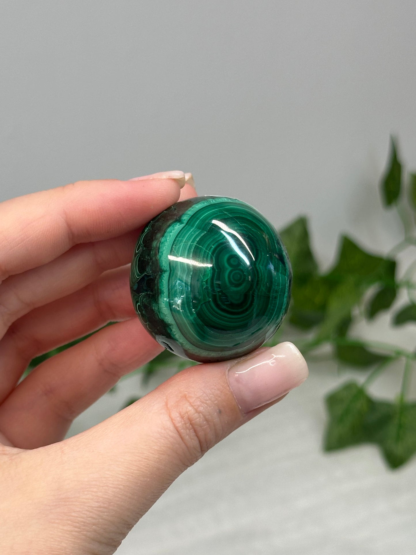 3.5cm Malachite Sphere