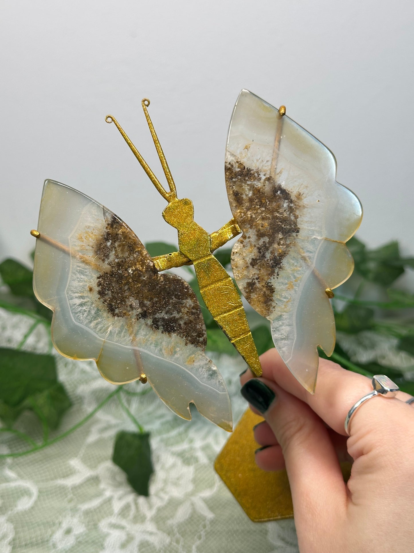 Iris Agate Butterfly C