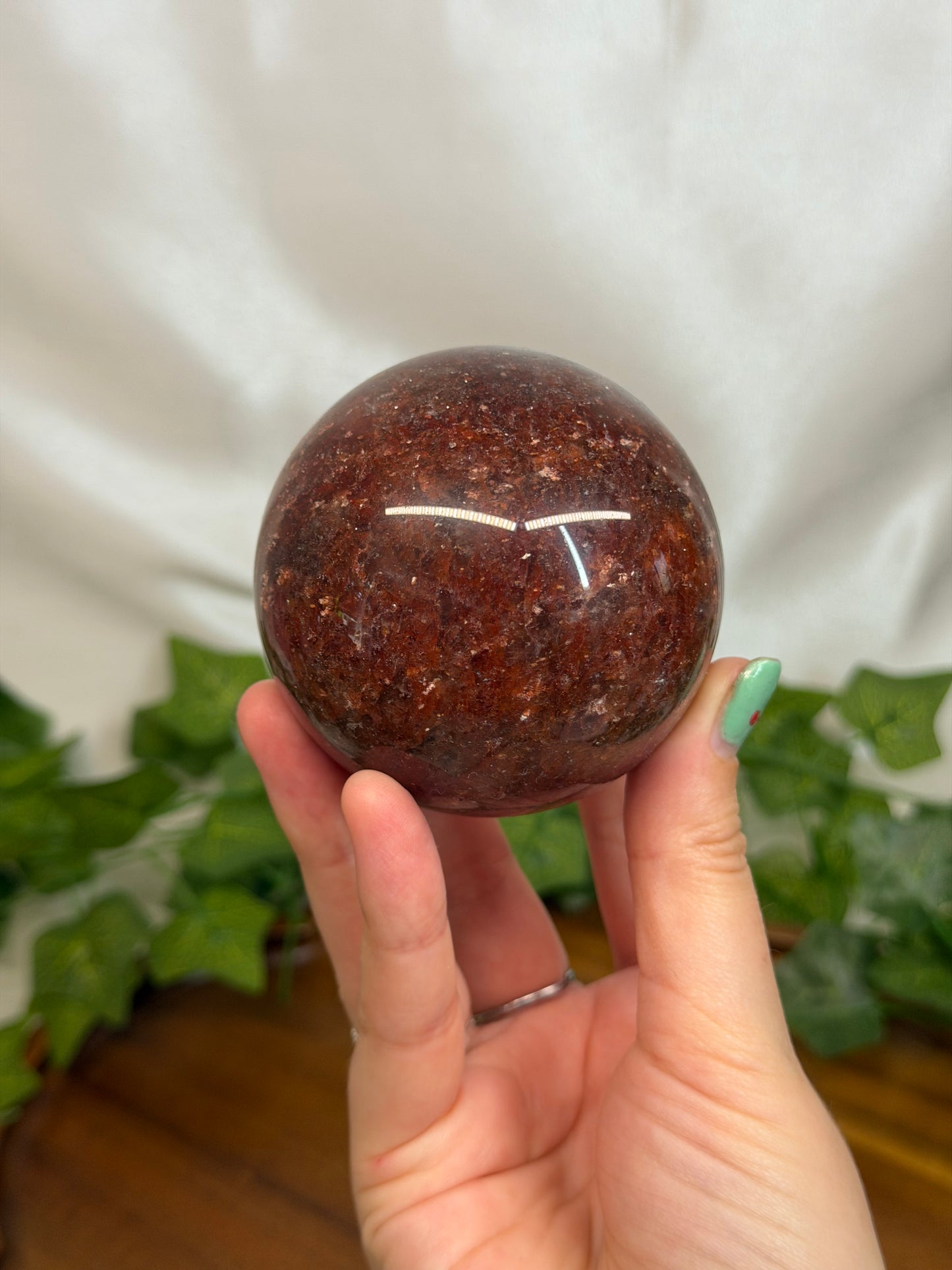 7cm Strawberry Quartz Sphere