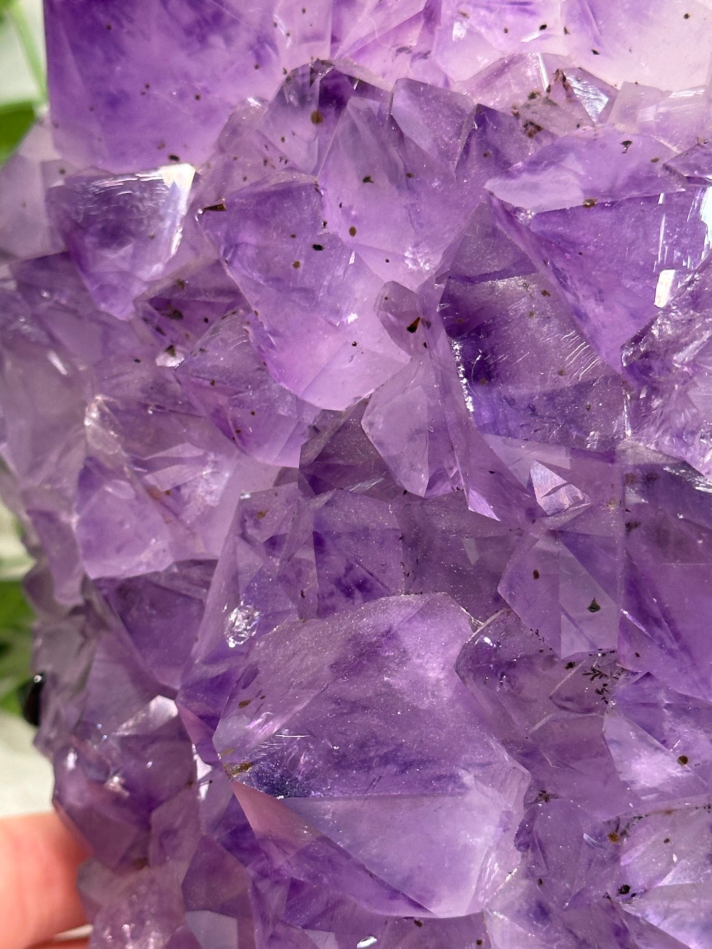Statement Amethyst Heart