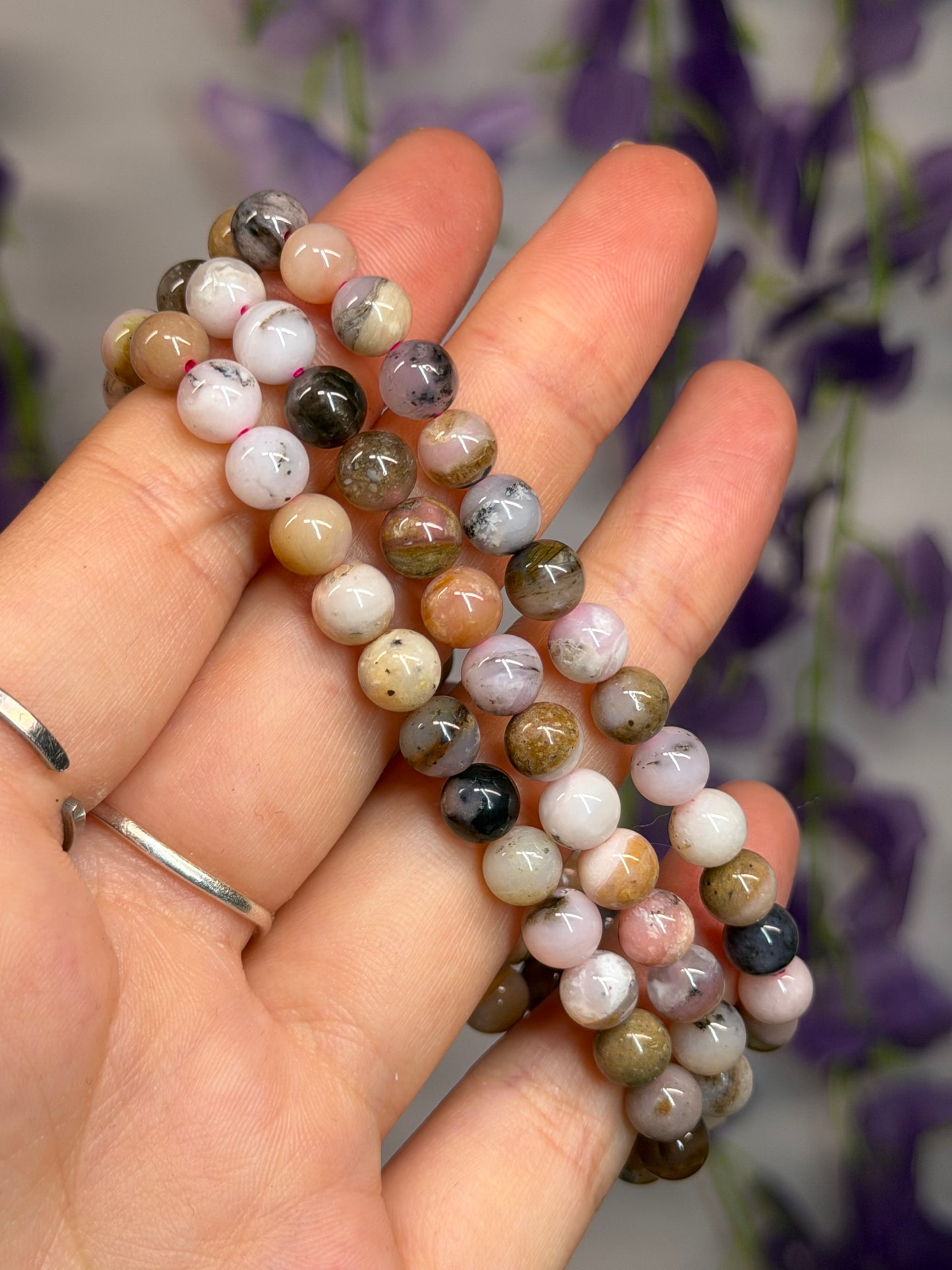 6mm Pink Opal Bracelets