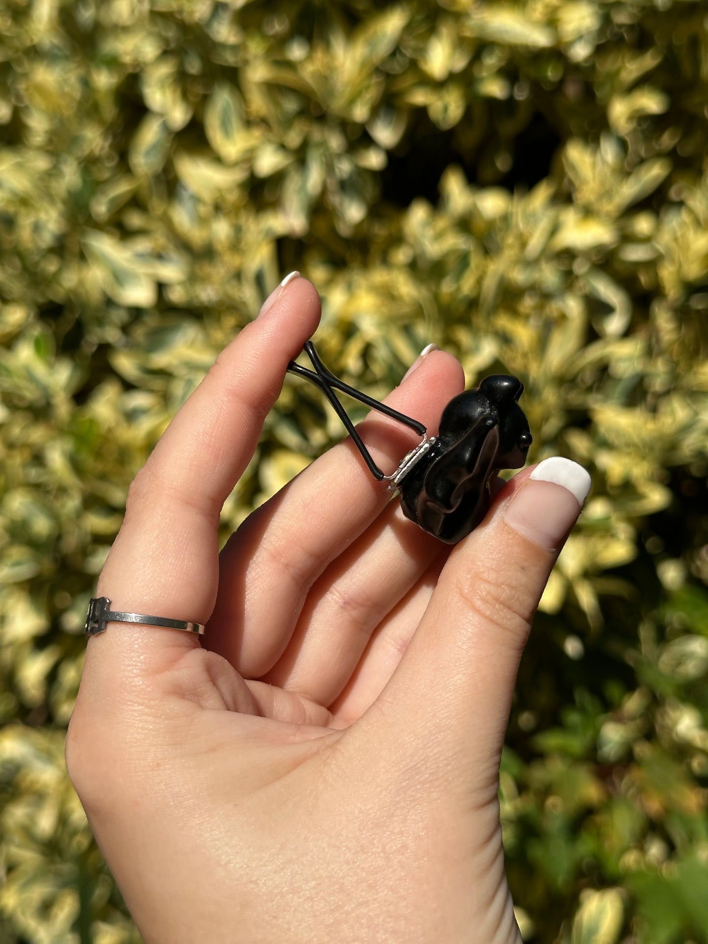 Obsidian Bat Car Airvent Clip
