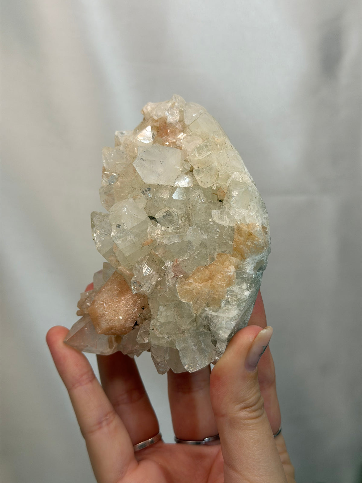 Apophyllite with Stilbite