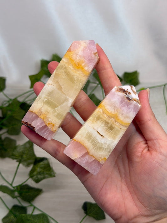 Pink Aragonite Towers