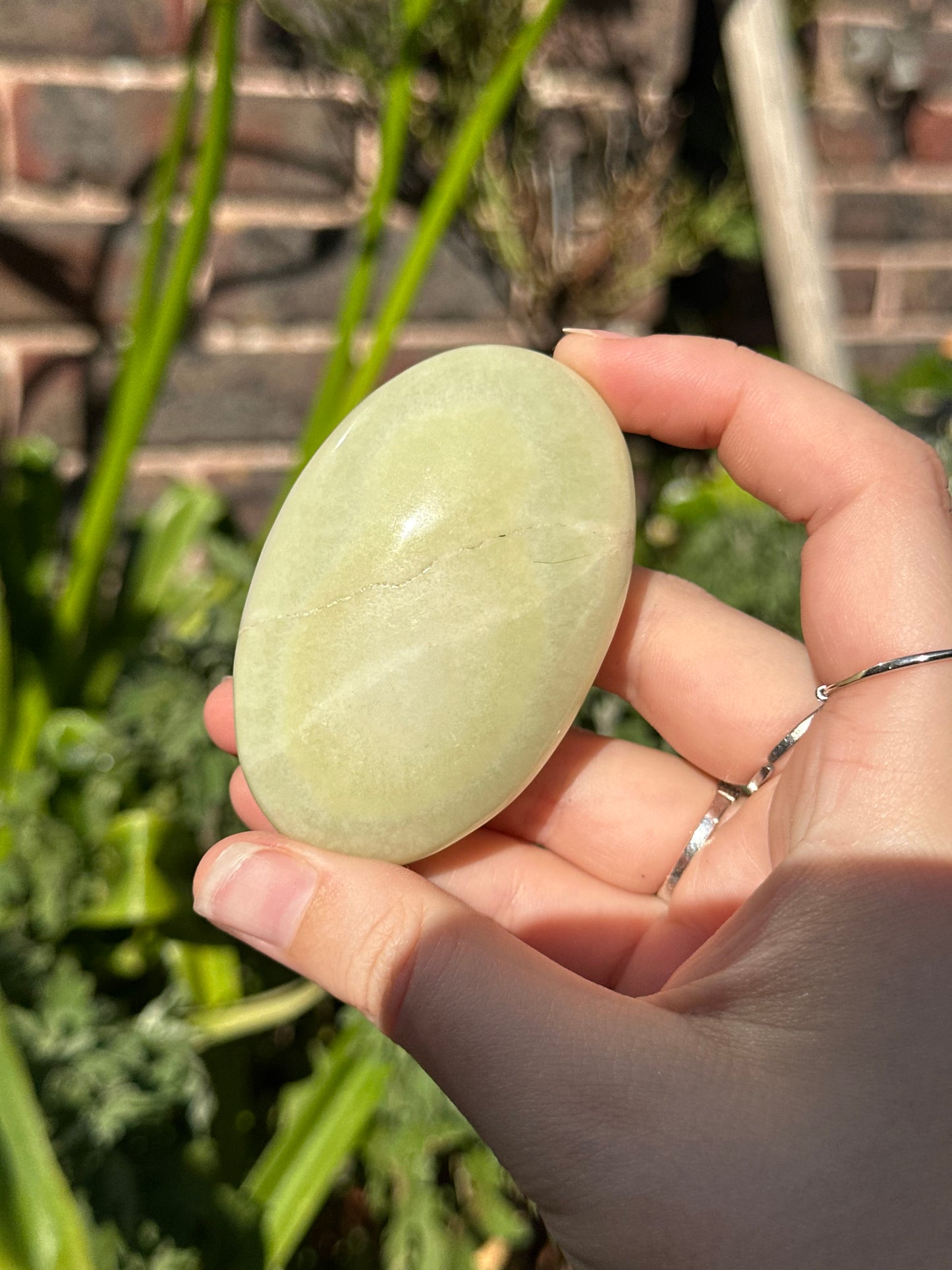 Pistachio Calcite Palmstones