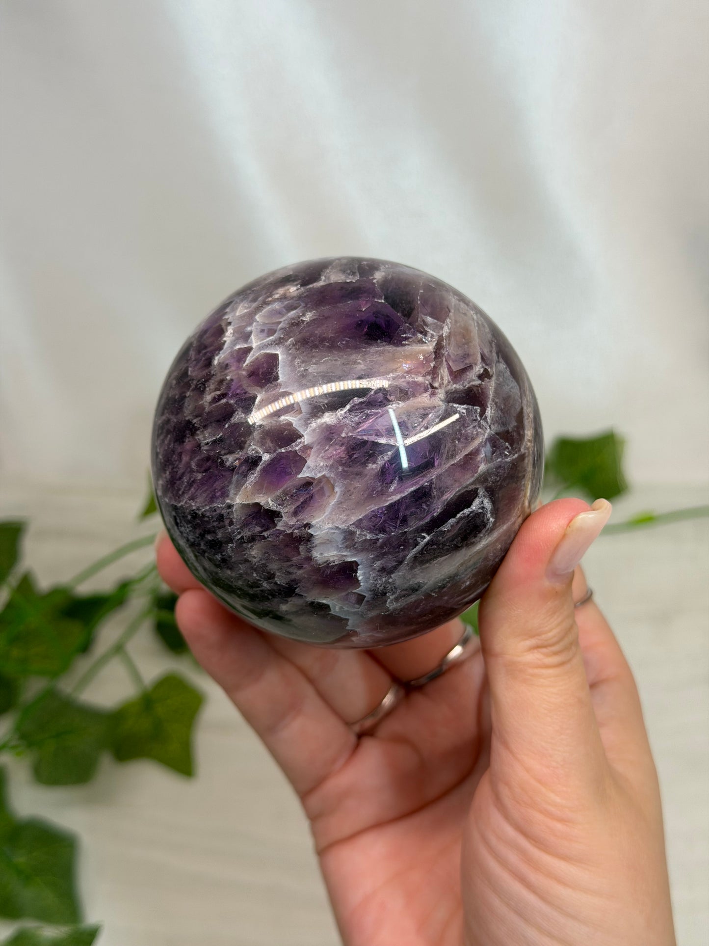 7.1cm Dream Amethyst Sphere