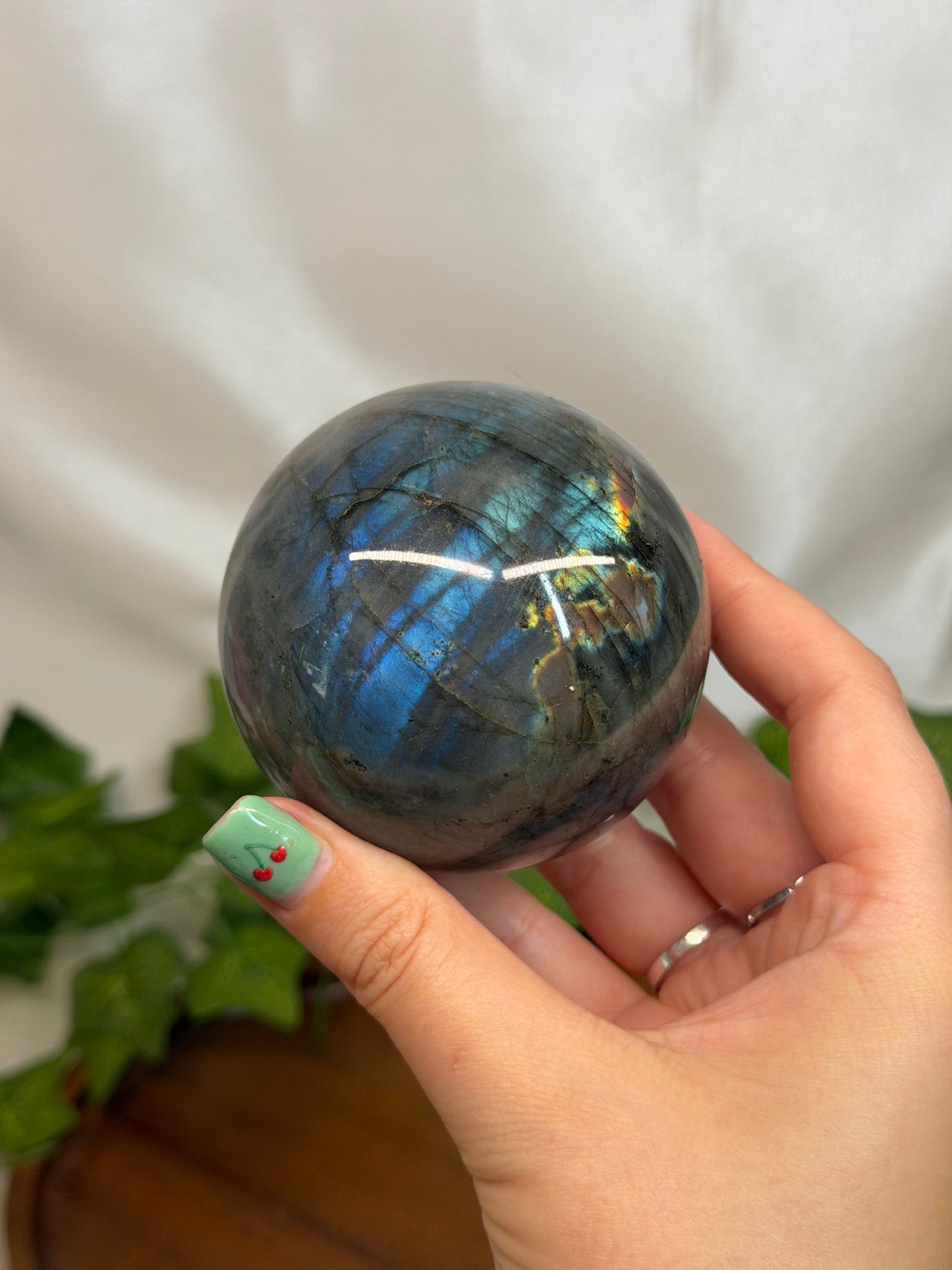 6.7cm Labradorite Sphere