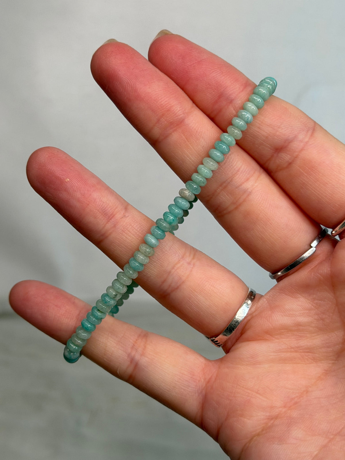 Amazonite Mini Donut Bracelet