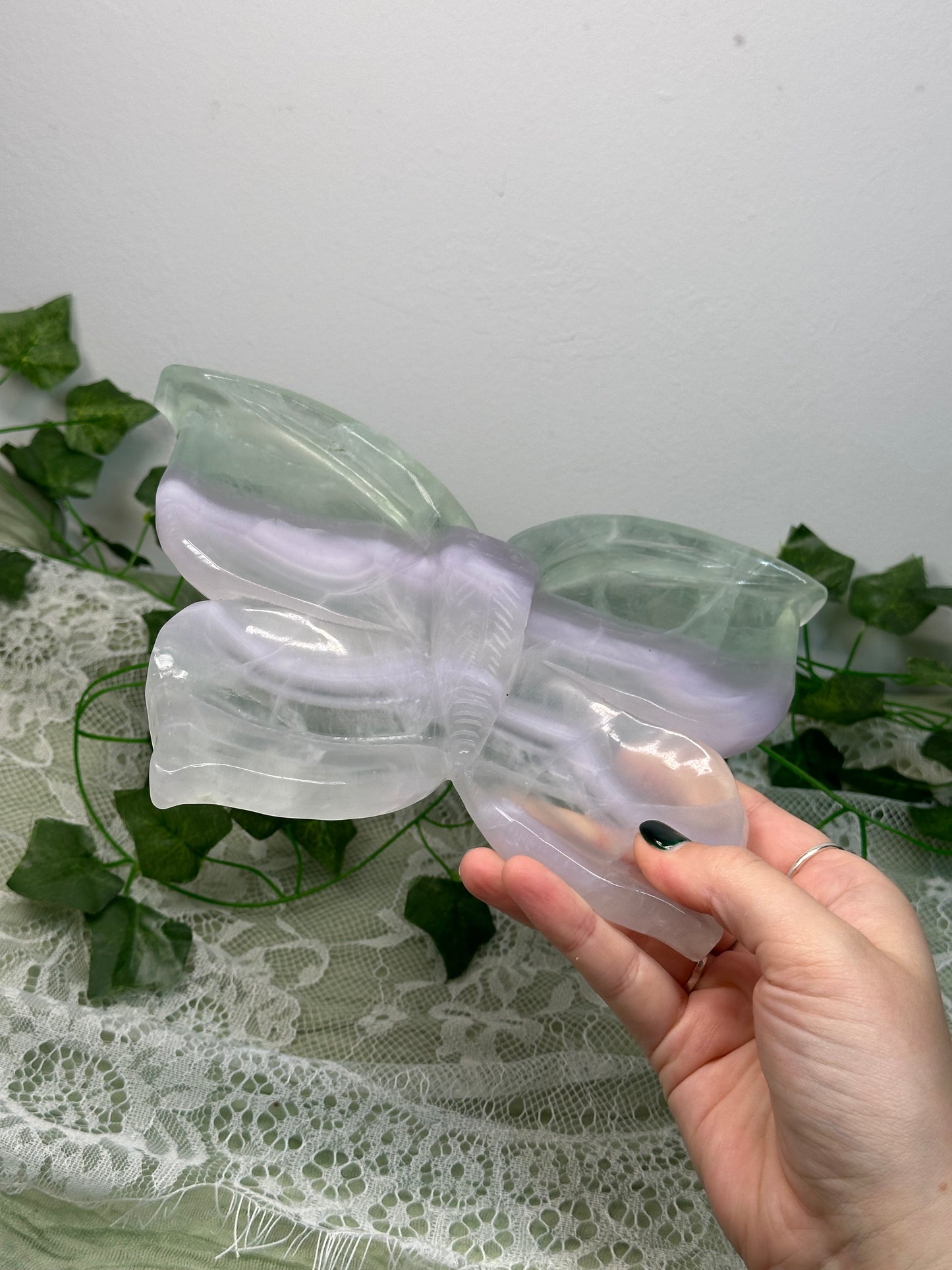 Fluorite Butterfly Dish A
