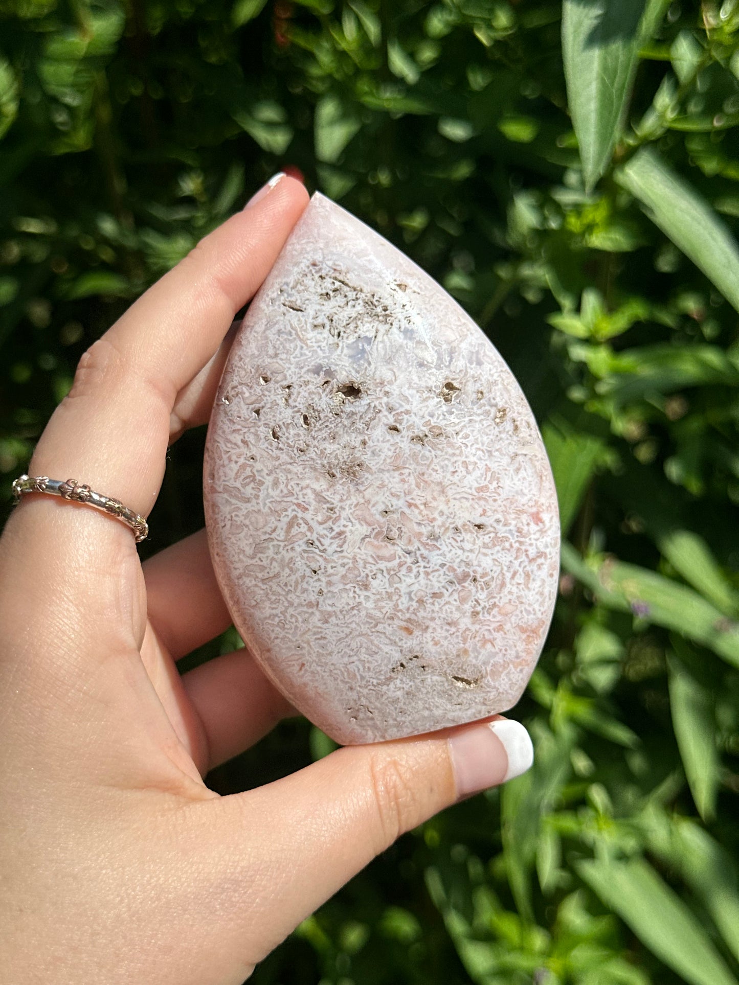Pink Agate Shields