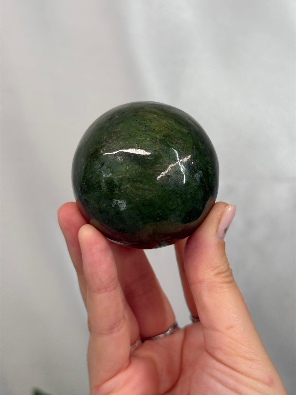 Nephrite Jade Spheres