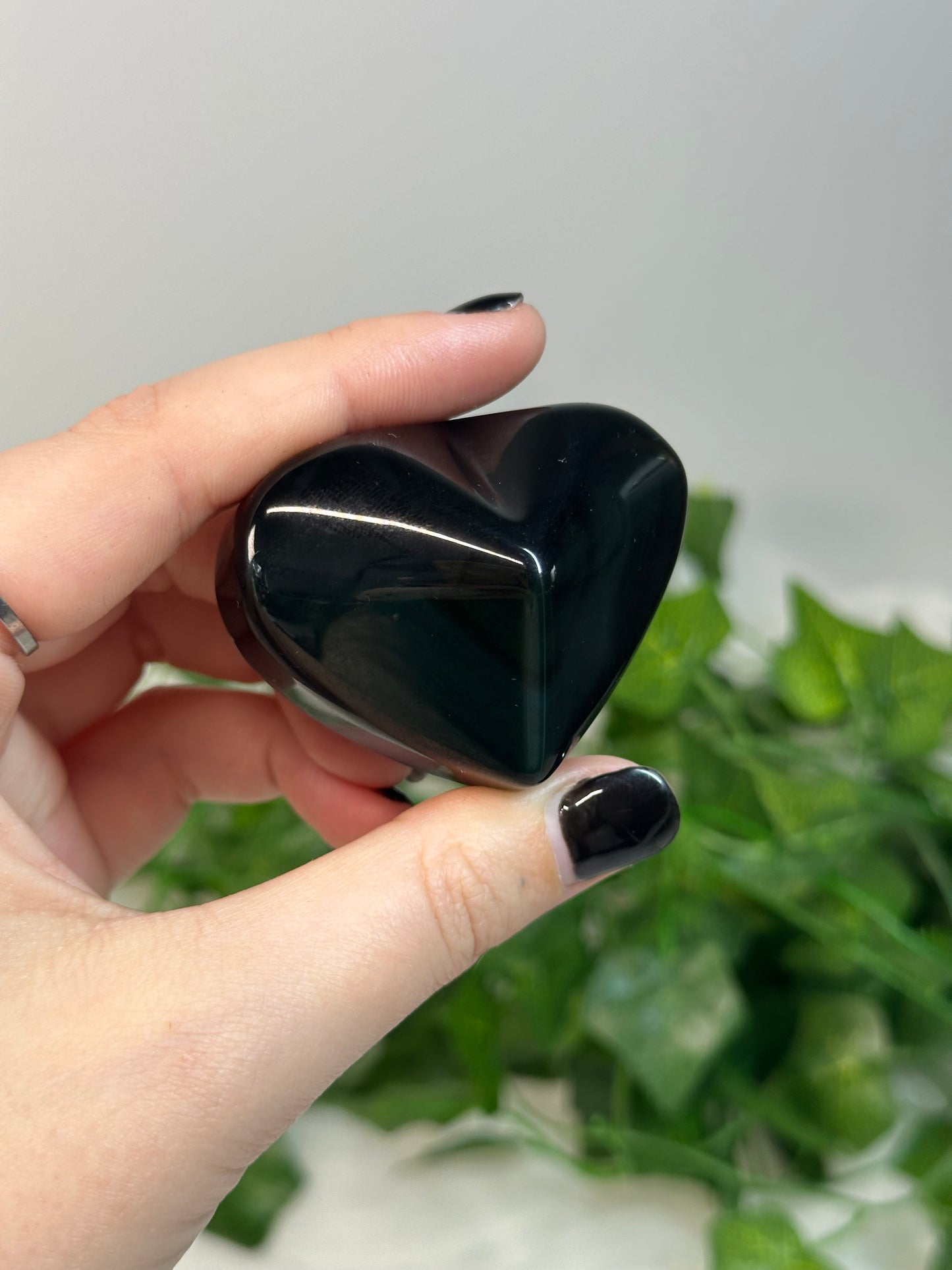 Rainbow Obsidian Hearts
