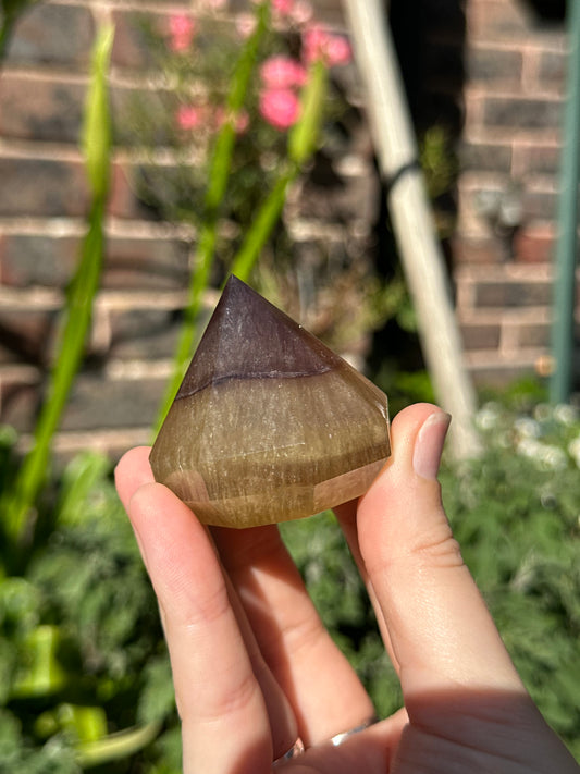 Yellow Fluorite Diamond