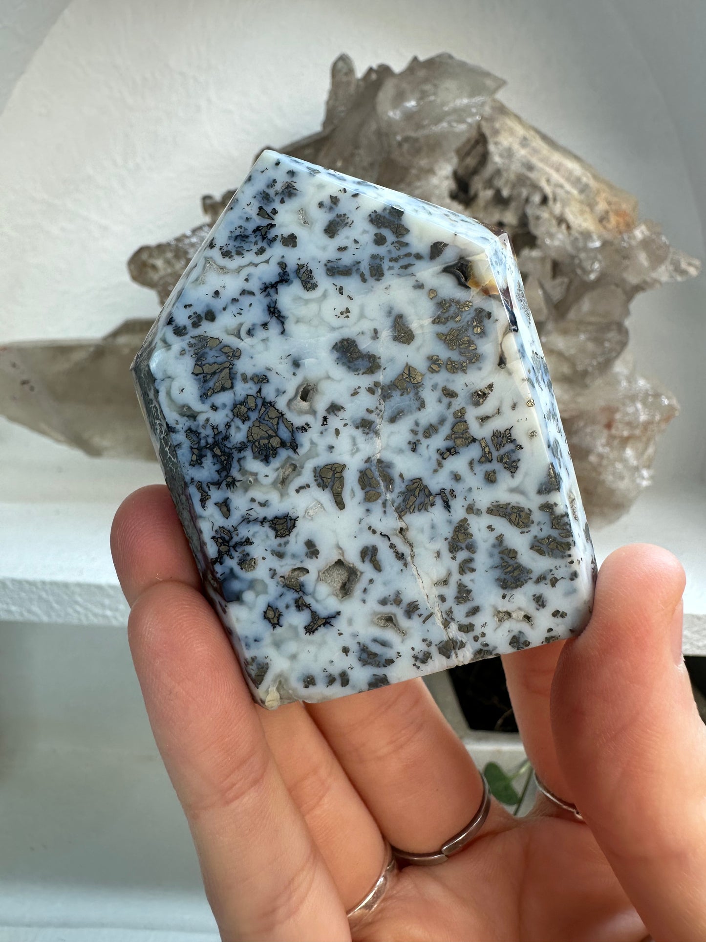 Marcasite in Agate Towers
