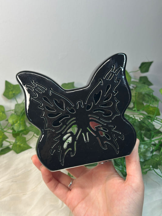 Black Butterfly Oil Burner