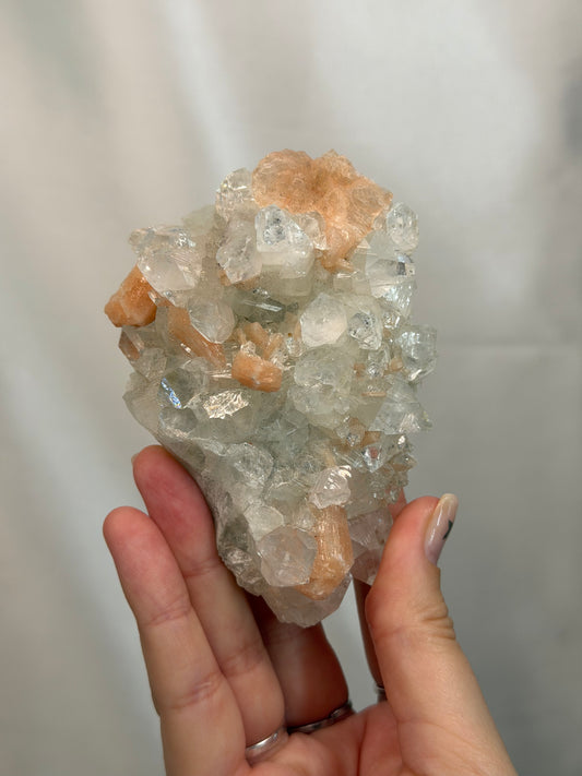 Apophyllite with Stilbite