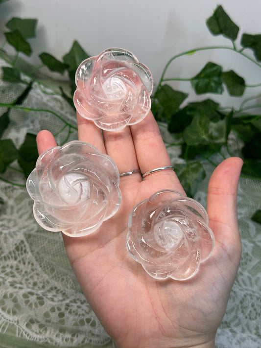 Clear Quartz Flowers