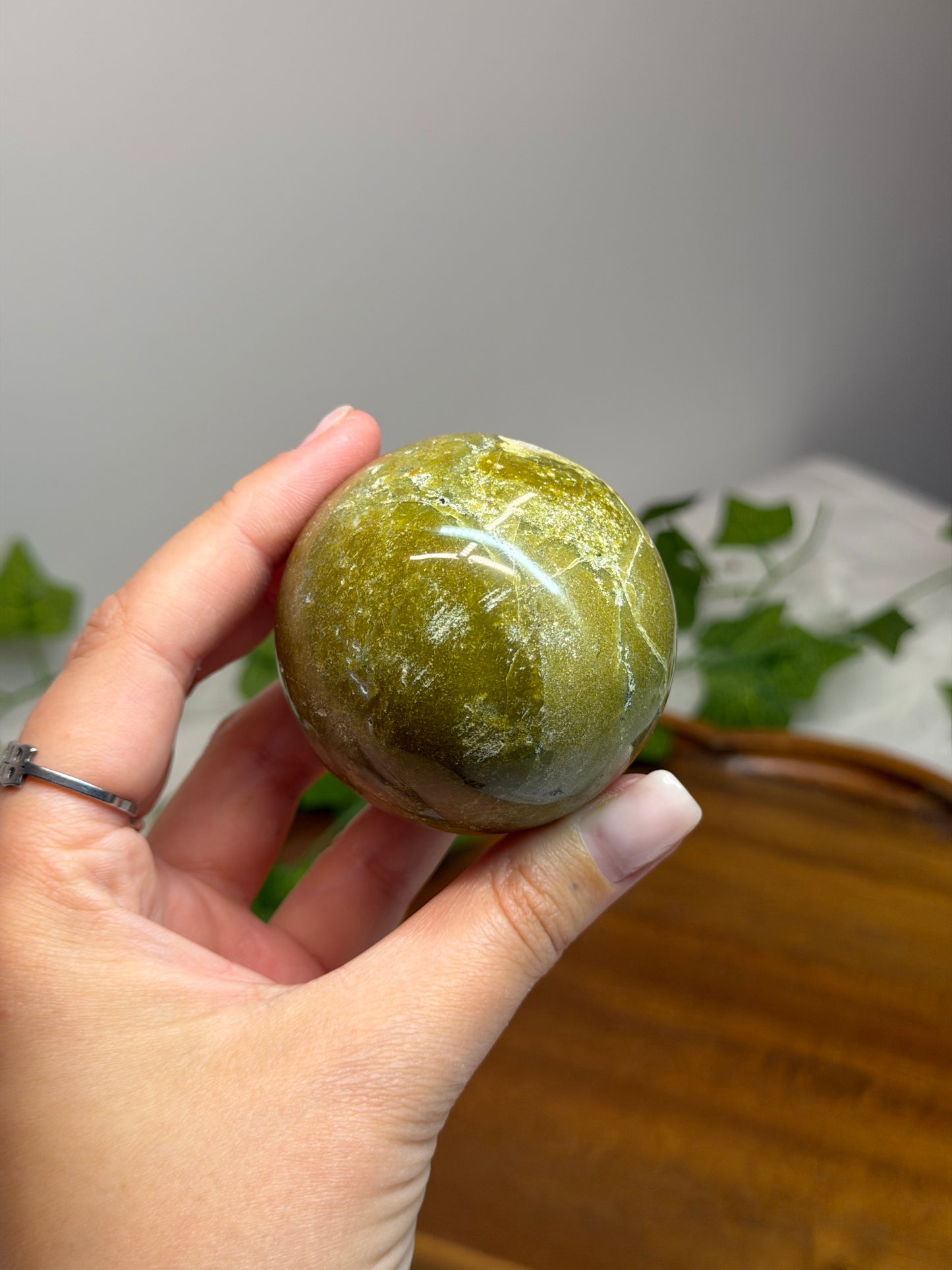 Green Opal Spheres