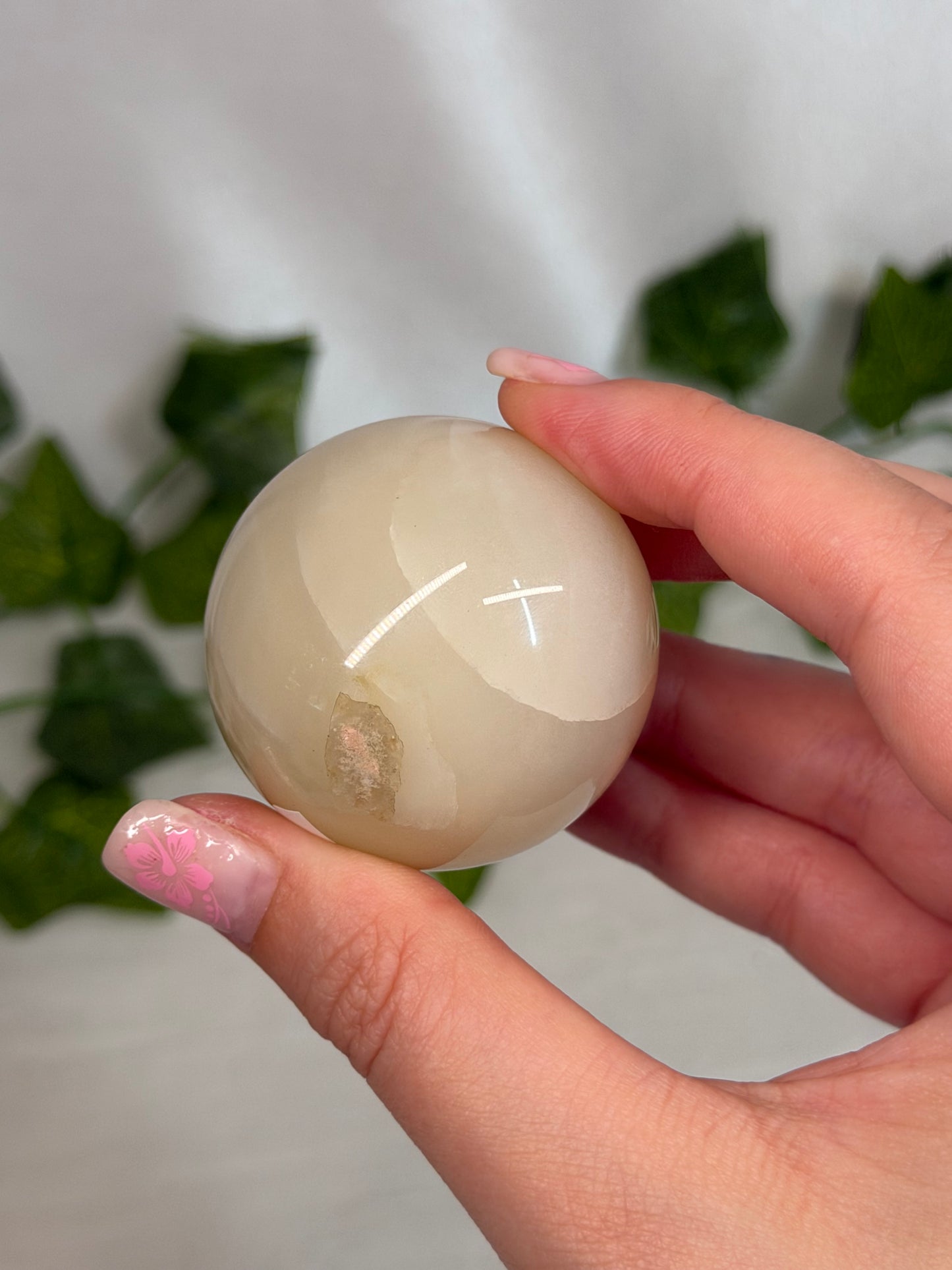 4.3cm Light Green Moonstone Sphere