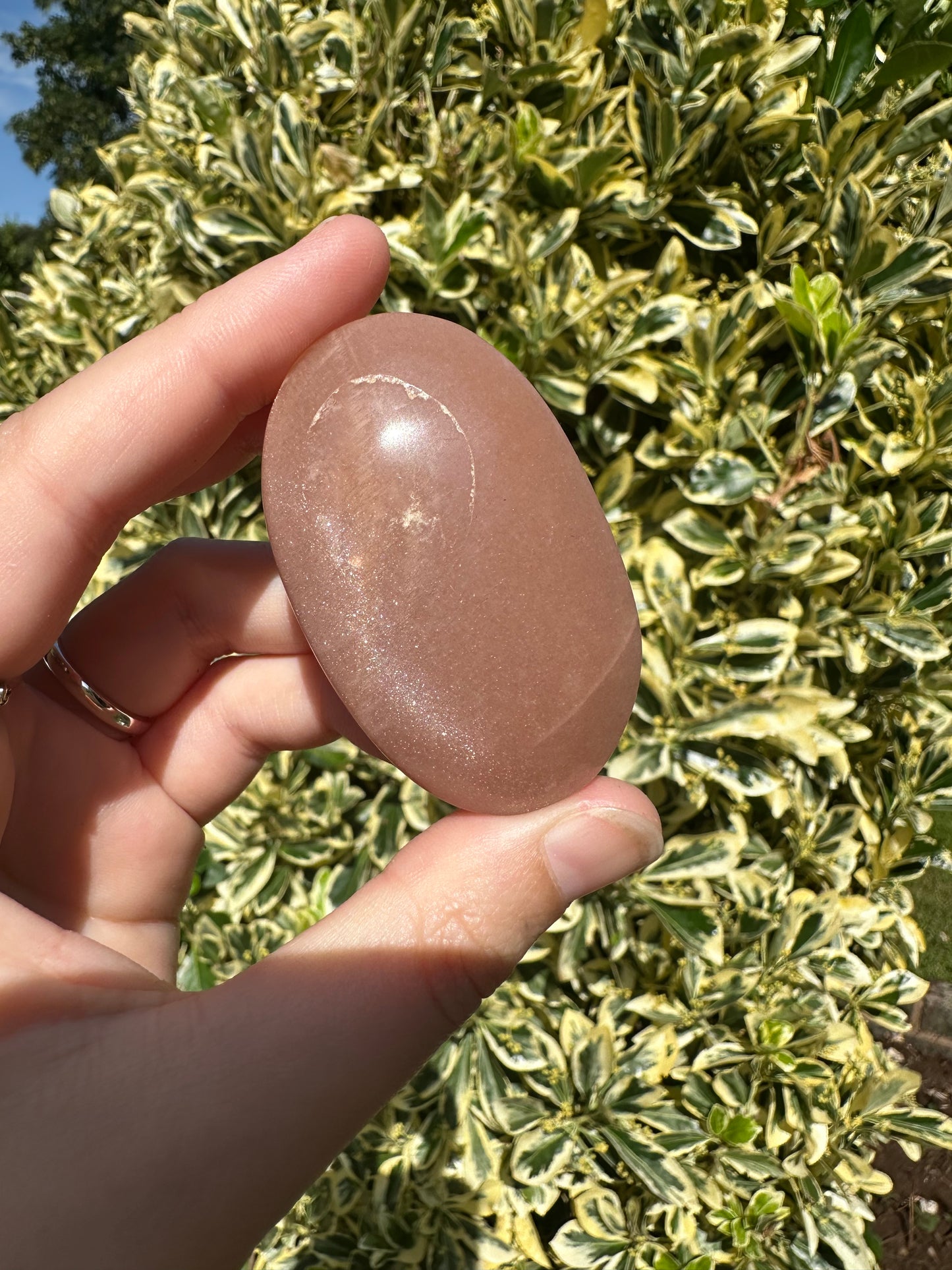 Peach Moonstone X Sunstone Palmstone