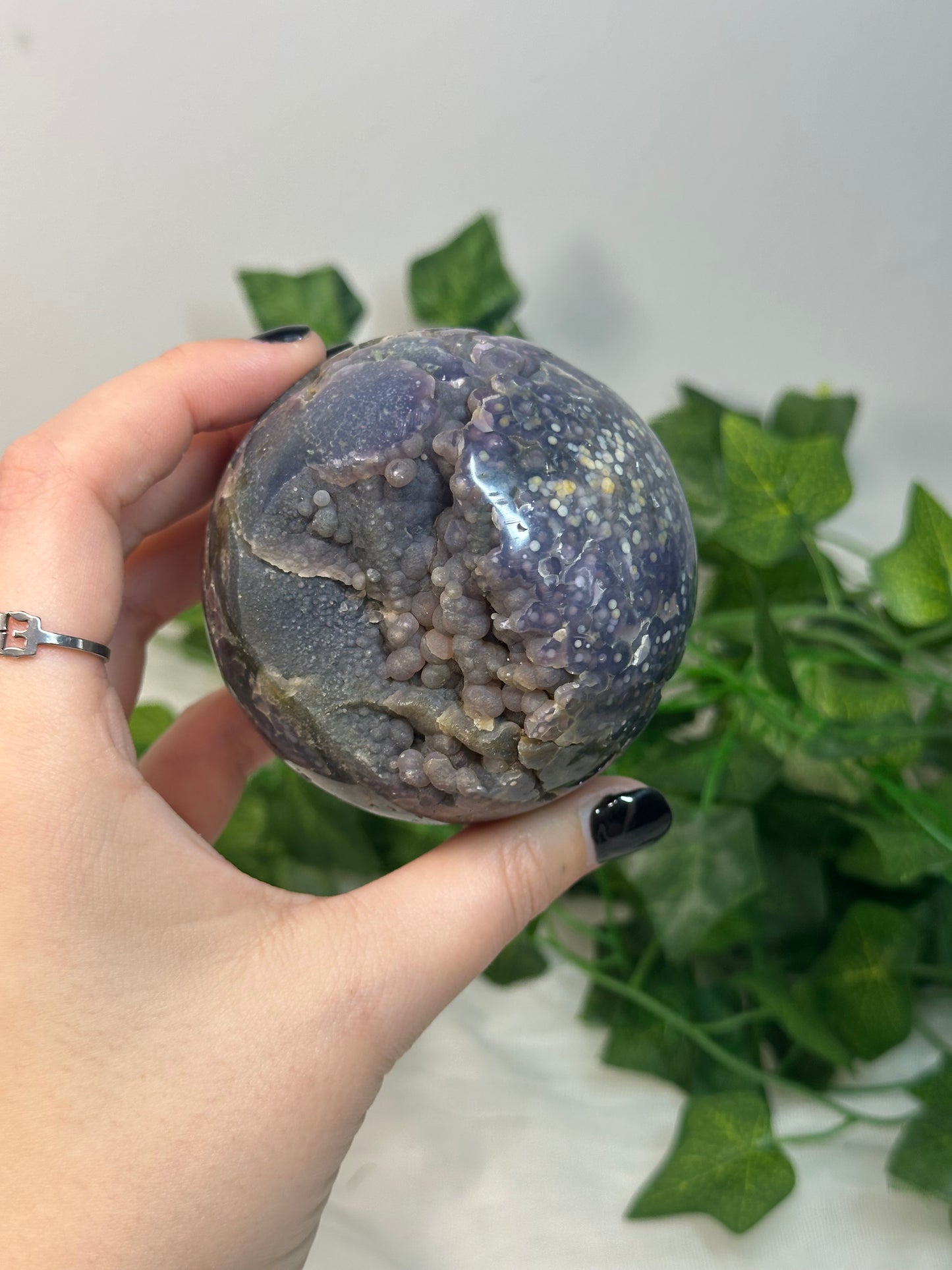 Grape Agate Sphere