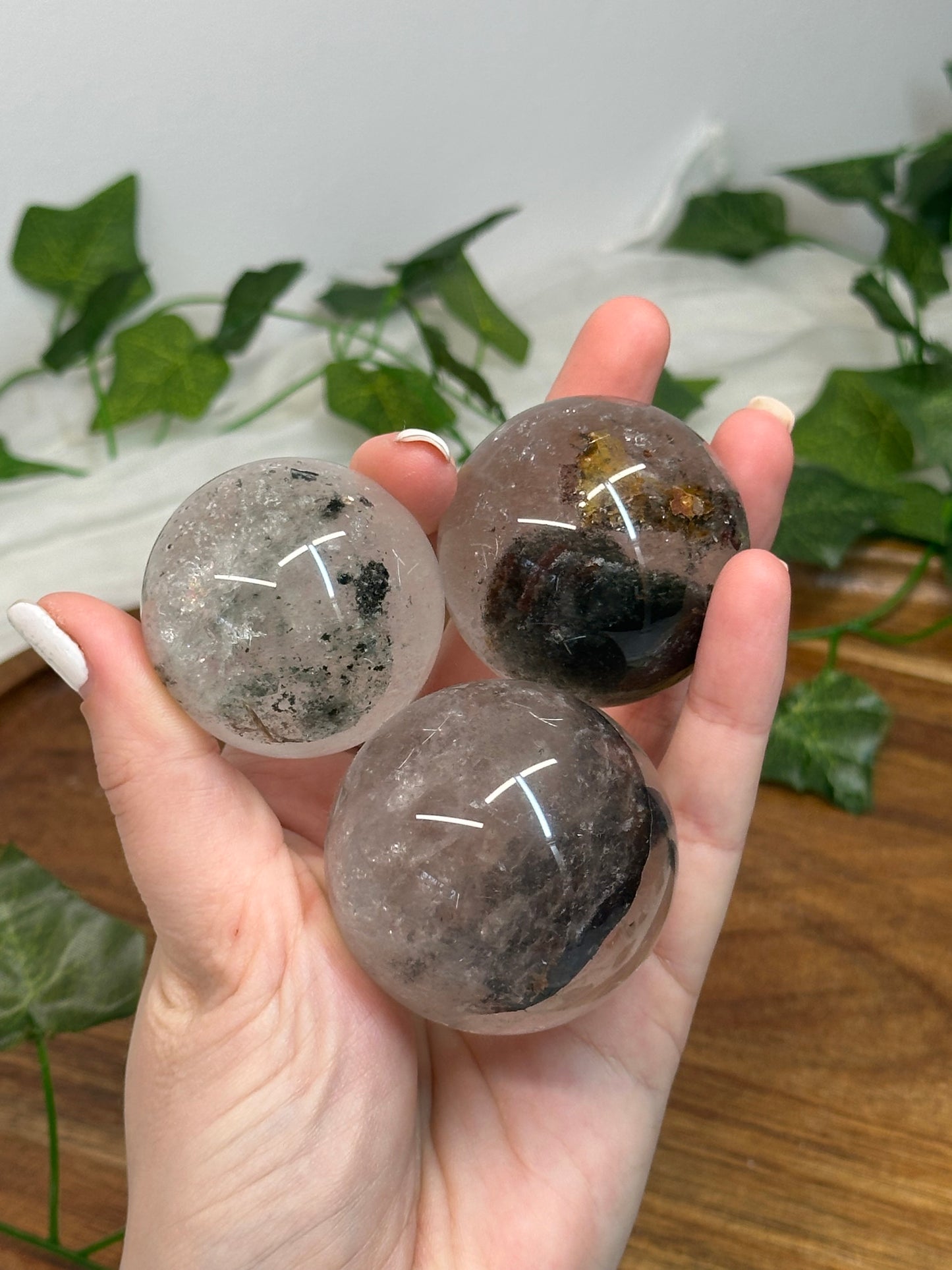 Garden Quartz Spheres